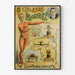 Vintage Poster of the Famous Leonaly Contortionist