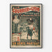 Vintage poster Le Courrier de Lyon geïllustreerd door Maxime Valoris