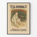 Vintage poster Le Coupable - Onbekende roman van François Coppée