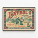 Vintage poster Le Laktinol - Gelakte verf voor binnen en buiten — ingelijst kunstwerk aan de muur