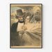 Vintage decorposter Le Mariage door C. Leandre 1900