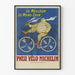 Vintage fietsband Michelin poster – De beste, de goedkoopste