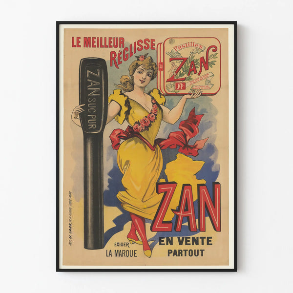 Vintage poster Zoethout La Pastille Zan