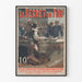 Vintage poster Le Secret du Fou - Artistieke wanddecoratie