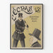 Vintage humoristische literaire poster scherm