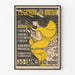 Vintage poster Legends of the Rhine - Art Nouveau illustratie