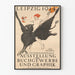 Vintage poster Leipzig 1914 Internationale Tentoonstelling voor Boek- en Grafische Kunst