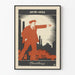 Decoratieve poster Lenin 1870-1924 constructivistische stijl
