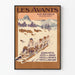 Vintage poster Les Avants sur Montreux - Poster berg en wintersport