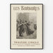 Vintage Poster The Barbarians - Classic Lyric Tragedy
