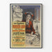Vintage poster Les Ennemis de Monsieur Lubin Groot Roman door Constant Guéroult
