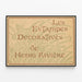 Poster De decoratieve prenten van Henri Rivière — ingelijst kunstwerk aan de muur