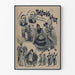 Vintage poster Les Théovallier excentrieke dansers