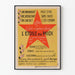 Vintage Poster Ster van het Zuiden - Uitgave van de Eerste Postzegels en Eden Cadeaubonnen
