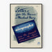 Vintage poster met zeilboot voor de koopvaardij - Retro wanddecoratie