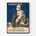 Vintage Amerikaanse Relief Poster voor Tsjechoslowakije