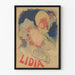 Vintage Poster LIDIA - Art Nouveau Illustratie voor Muurdecoratie