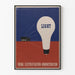 Poster Vintage Landelijke Elektrificatie Licht