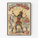 Vintage poster van een Indiase jongleur Tou-Taïnsko - Retro wanddecoratie