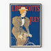 Vintage Poster Lippincott’s juli 1896 Vrouw op Fiets