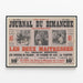 Vintage poster van Journal du Dimanche Illustré Les Deux Maîtresses door Charles Mérouvel — ingelijst kunstwerk aan de muur