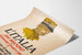 Italiaanse vintage poster over militaire voedselvoorziening