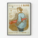 Vintage poster of the exhibition of J. Baric's work at the Salon des Cent