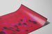 Poster Logarhythms - Moderne wanddecoratie rood en violet — weergave van het kunstwerk