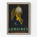 Vintage poster van Longines bij de goede horlogemakers