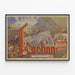 Vintage poster Luchon La Reine des Pyrénées Casino en Races — ingelijst kunstwerk aan de muur