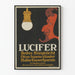 Vintage poster Lucifer Luminaire Suspension économique