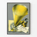 Vintage reclameposter Lysococcine geel
