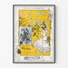 Vintage poster Ma Love Divine Ma Caroline, elegante wanddecoratie
