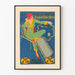 Vintage poster Maier & Hruby voor meubel Teppichbetten
