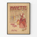 Vintage poster Manette door André Fijan