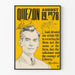 Vintage poster Manuel L. Quezon - Illustratie en inspirerende quote 1978