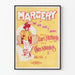Vintage poster in de stijl van Margery of The Girl That I Adore Art Nouveau