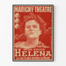 Vintage poster Miss Edith Helena Marigny-Theater