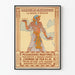 Vintage poster Marseille Alexandrië Route naar Egypte