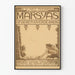 Vintage theaterposter Marsyas natuurlijke decoratie