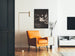 Vintage Martha-Jane poster in zwart-wit