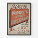 Vintage poster Mary's Other Husband in het Savoy Theater
