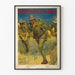 Vintage poster voor reclame voor militaire werving