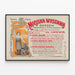 Vintage Poster Tentoonstelling Lokale Industrie in Lwów — ingelijst kunstwerk aan de muur