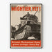 Vintage militaire poster « Mightier Yet » met Britse tanks