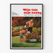 Vintage poster over tuinieren en plantenverzorging