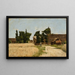 Milk in Champagne - Émile Barau — framed artwork on a wall