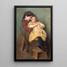 Kinderverdriet - Émile Friant — ingelijst kunstwerk aan de muur