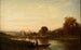 Landschap met waterloop - Émile Lambinet — weergave van het kunstwerk