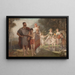 De familie - Émile Lévy — ingelijst kunstwerk aan de muur